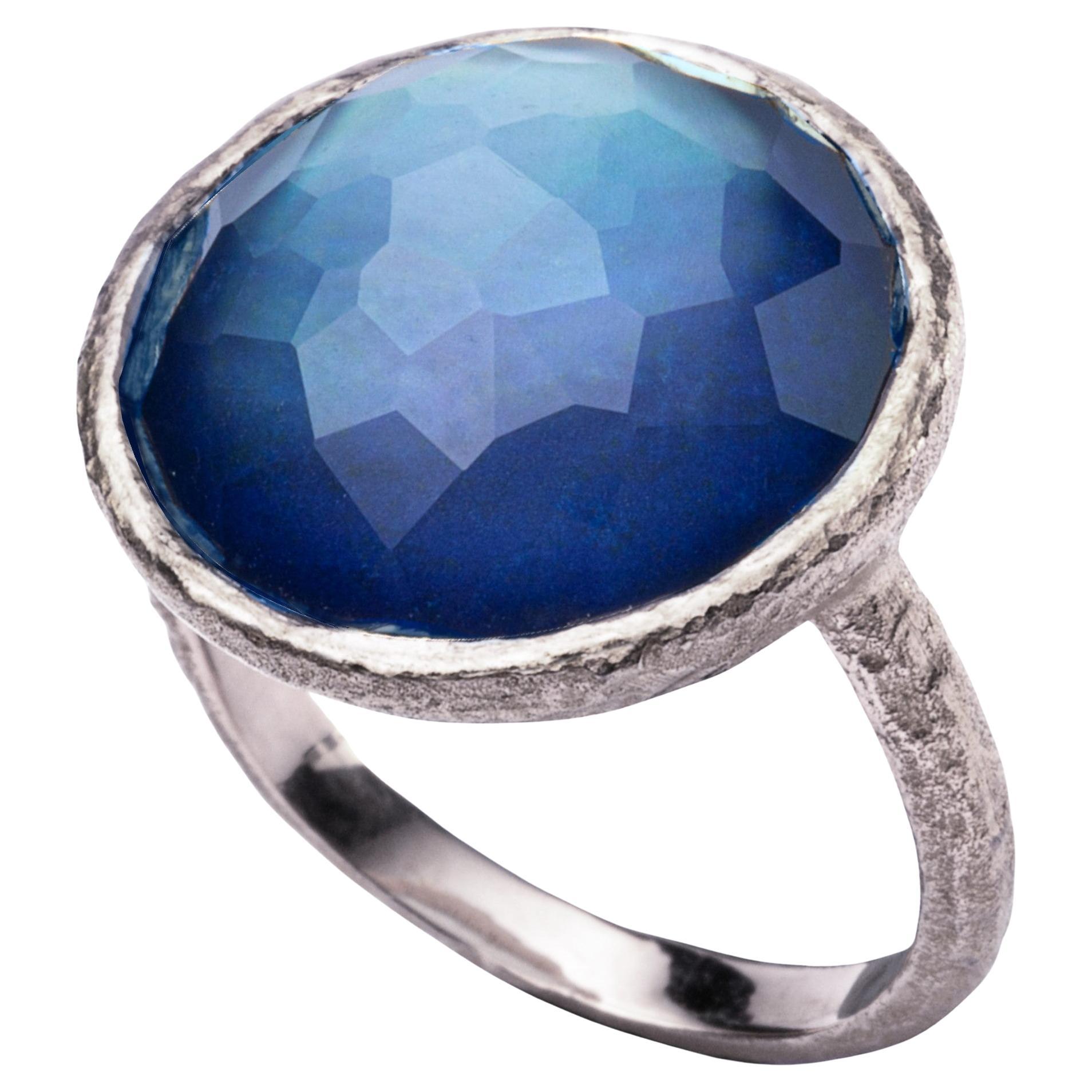 Alex Jona Quarz Lapislazuli Sterling Silber Ring