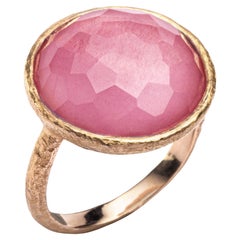 Alex Jona Quarz Rubellit 18 Karat Roségold Ring