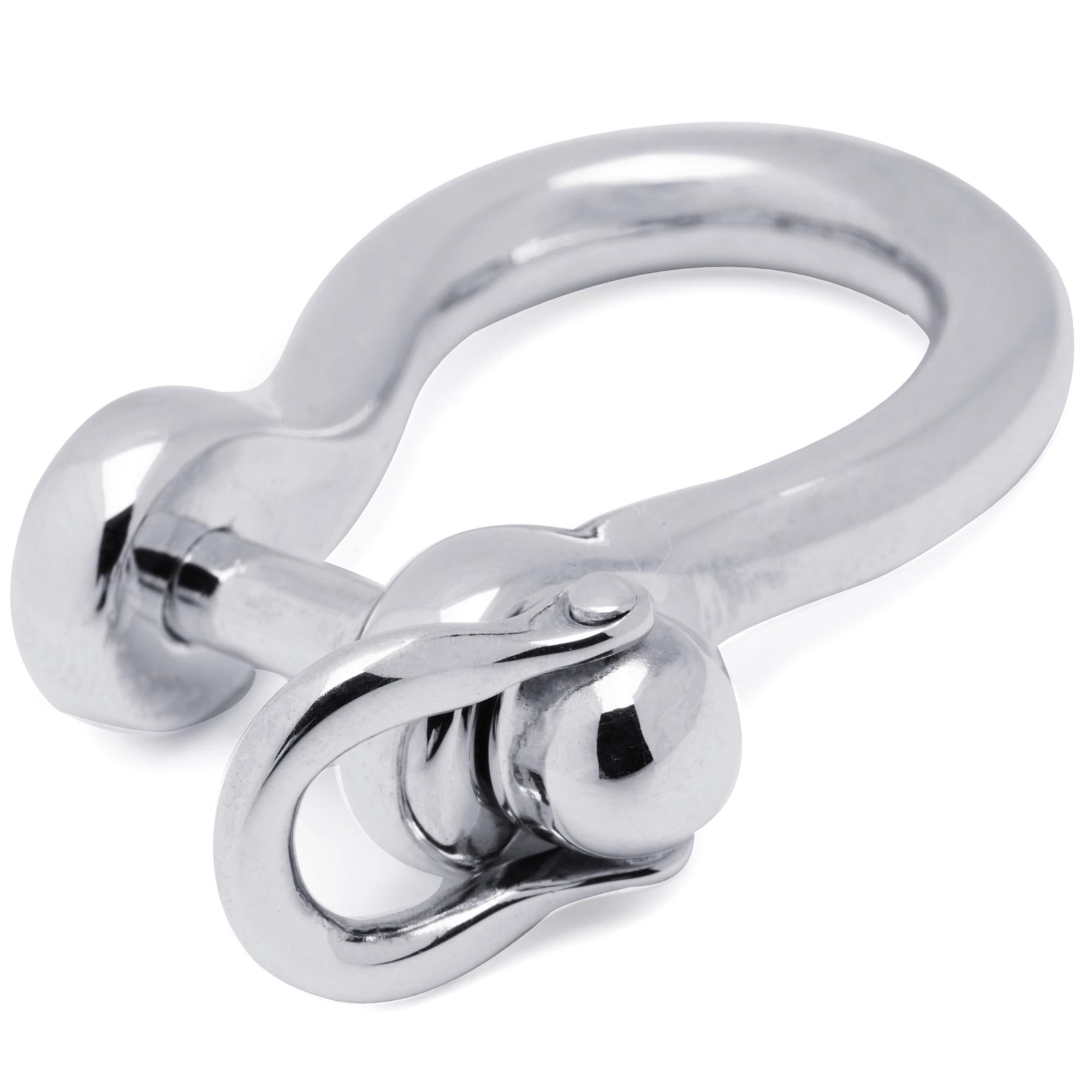 Alex Jona design collection, hand crafted in Italy, Shackle Sterling Silver key holder. 
Dimension: W 1.44 in / 36,57 mm X L 1.34 in/ 34 mm X D 0.42 in / 10,66 mm
Weight : 22 g
Alex Jona gifts stand out, not only for their special design and for the
