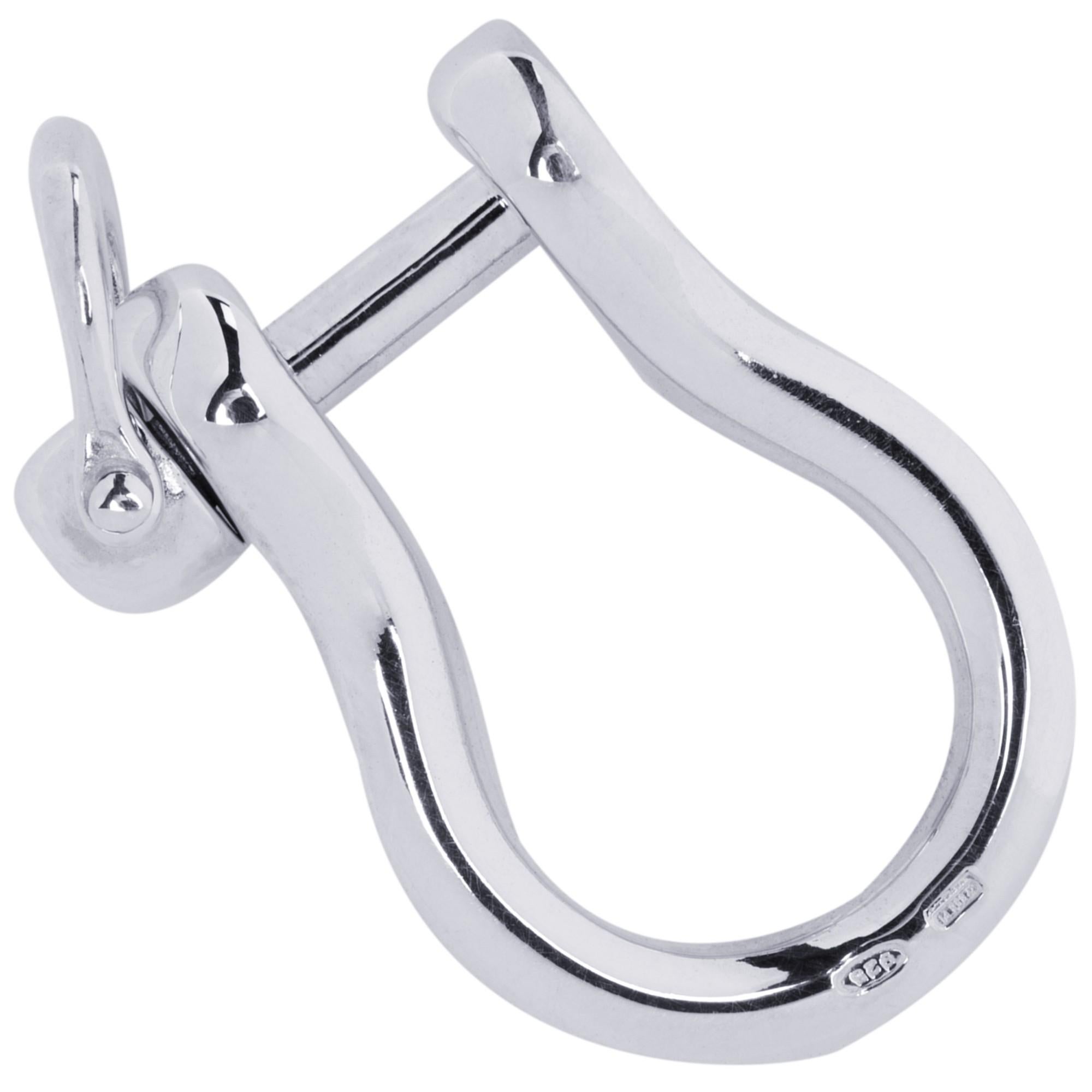 Women's or Men's Alex Jona Shackle Sterling Silver Key Holder For Sale