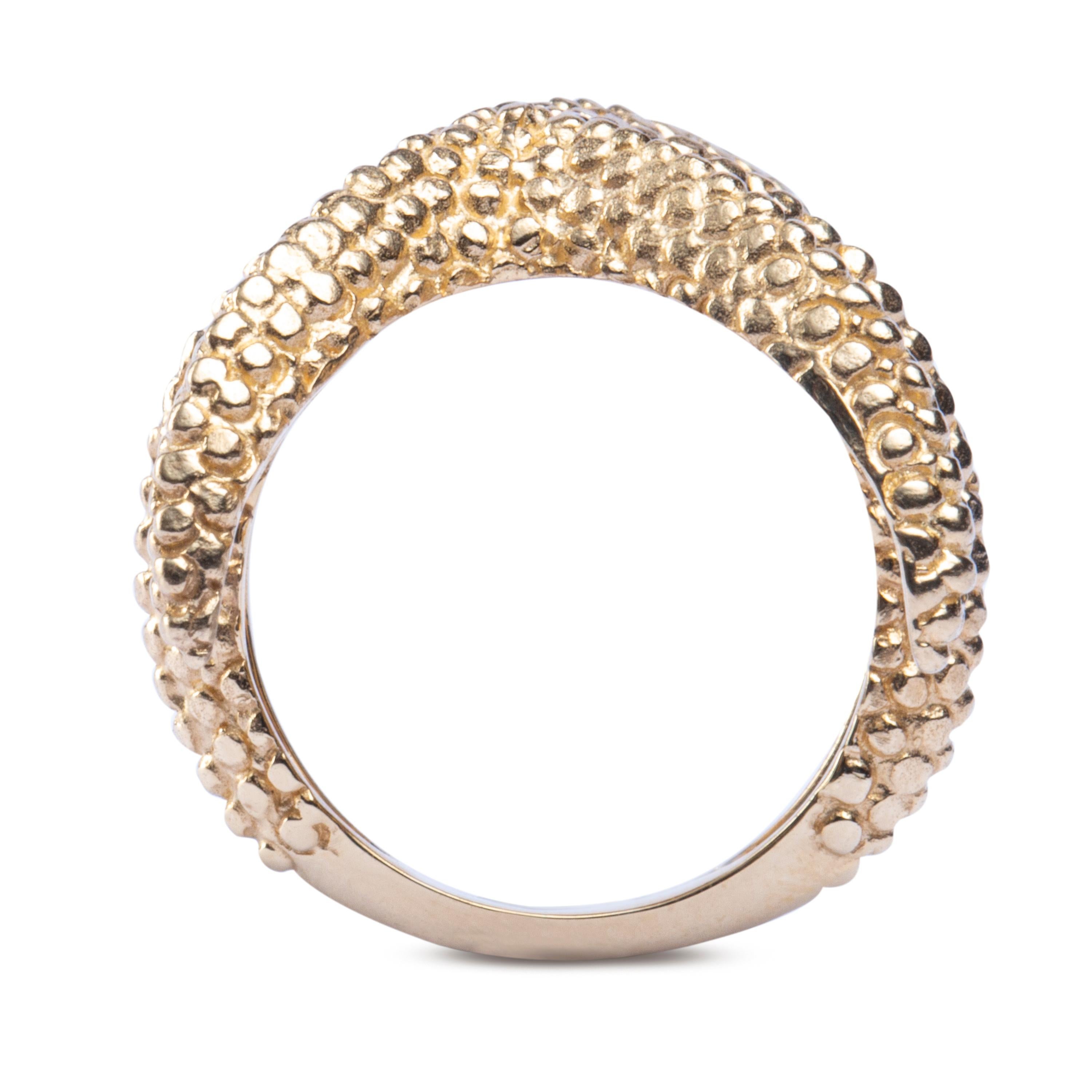 Alex Jona Starfish 18 Karat Rose Gold Ring For Sale 1