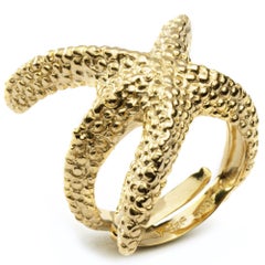 Alex Jona Starfish 18 Karat Yellow Gold Ring