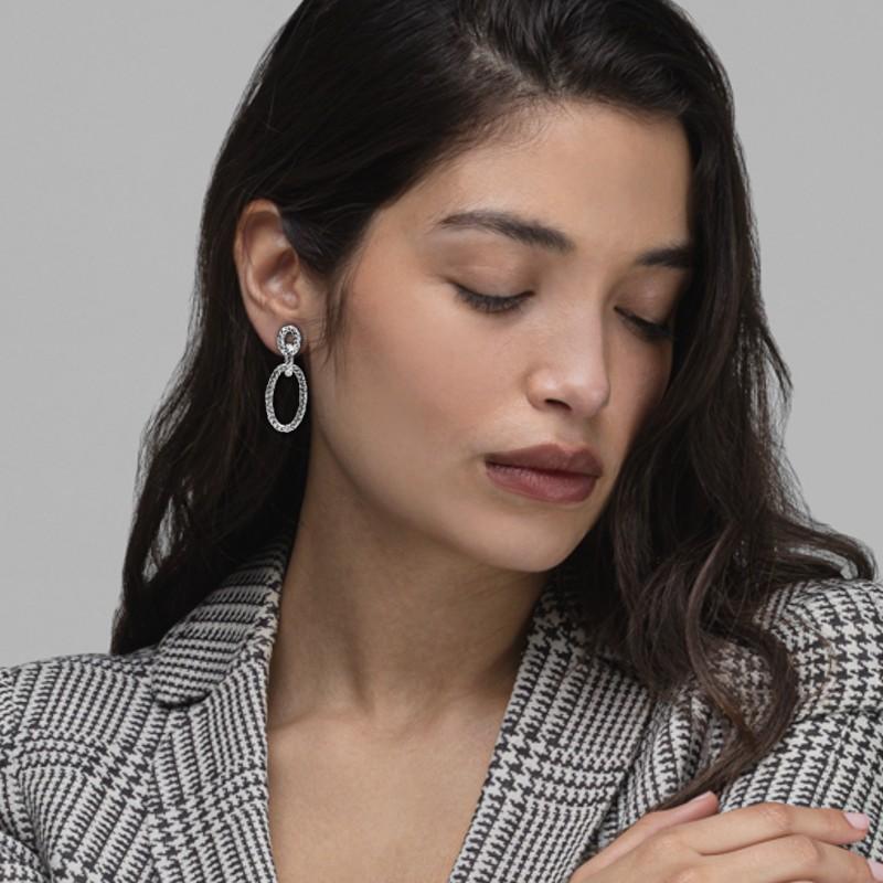 Alex Jona design collection, hand crafted in Italy, sterling silver Basket Weave ear pendants. 
Dimensions: H 2.04 in / 5.20 cm X W 0.78 in / 19.86 mm X D 0.11 in / 2.98 mm
Weight: 8.7 g

Alex Jona jewels stand out, not only for their special design