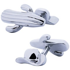 Alex Jona Sterling Silver Cactus & Cowboy Hat Cufflinks