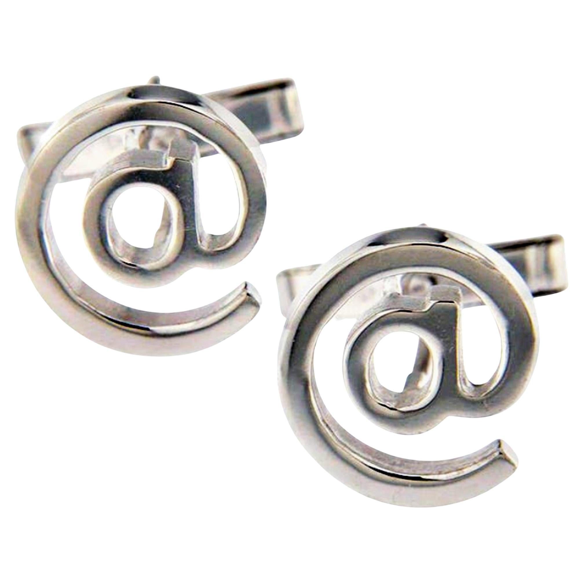 Alex Jona Boutons de manchette en argent sterling @