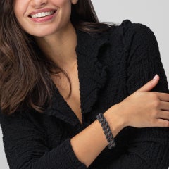 Alex Jona Sterling Silver Curb Link Chain Bracelet