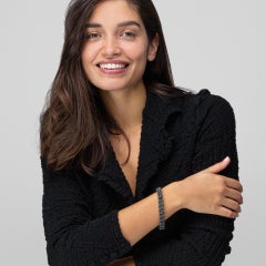 Alex Jona Sterling Silver Curb Link Chain Bracelet