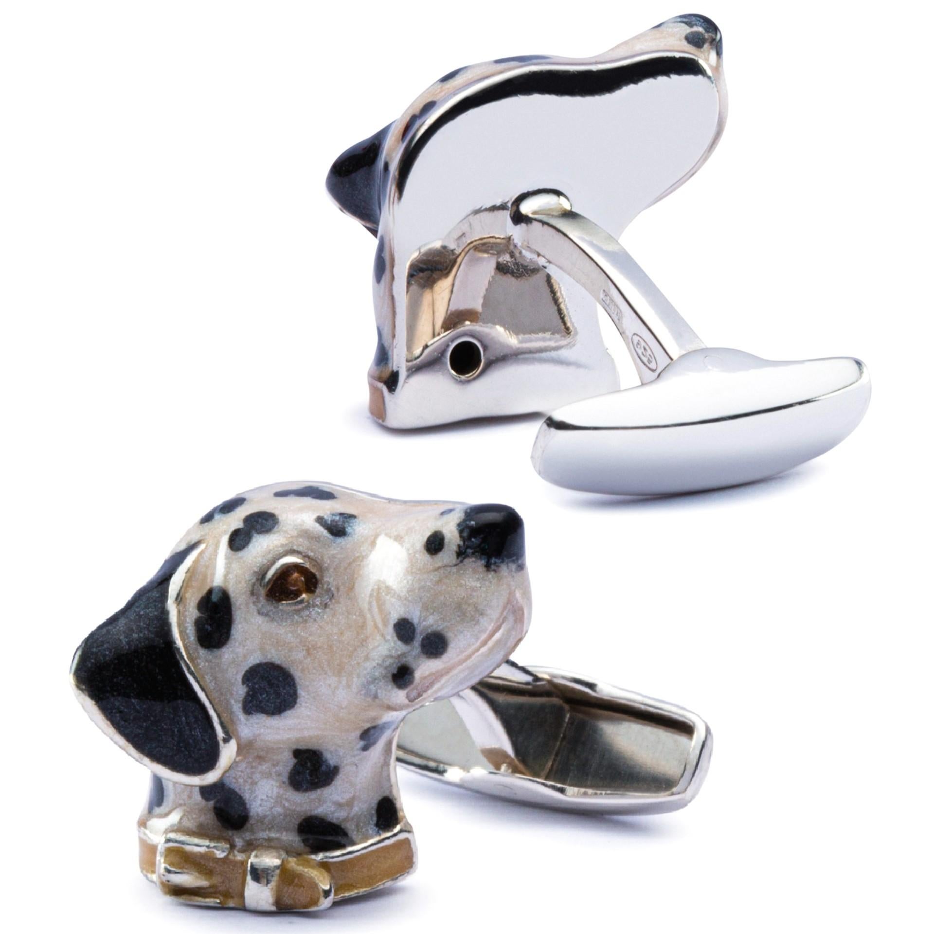dalmatian salt and pepper shakers