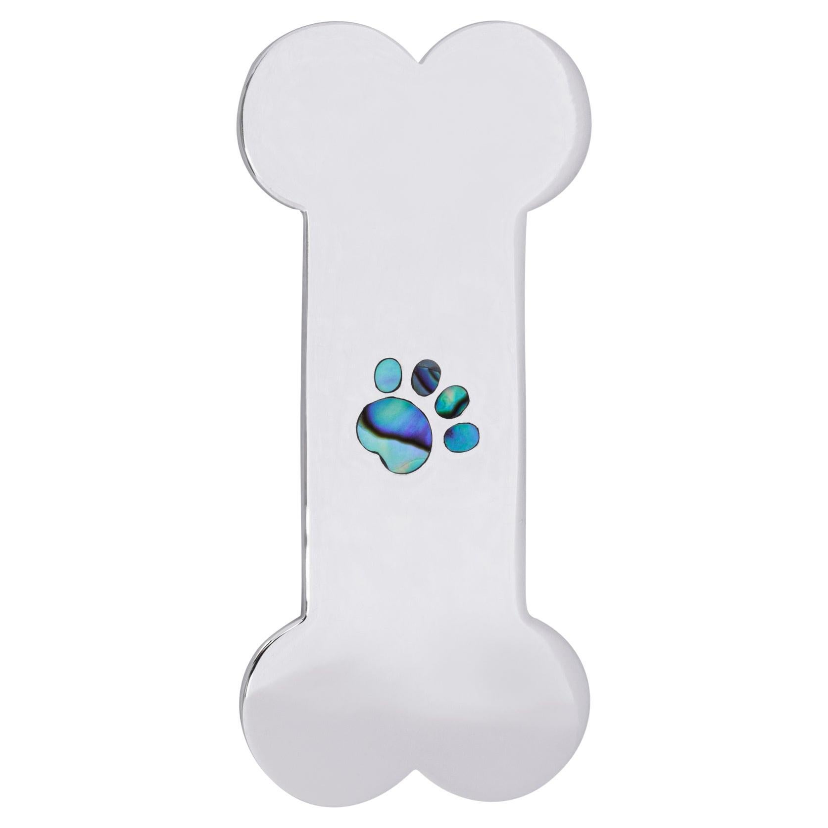 Alex Jona Sterling Silver Dog Bone Money Clip