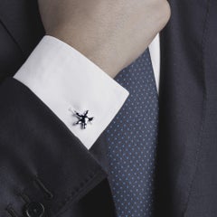 Gemelos doble estrella de mar de plata de ley Alex Jona