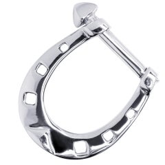 Alex Jona Sterling Silver Equestrian Horseshoe Key Holder