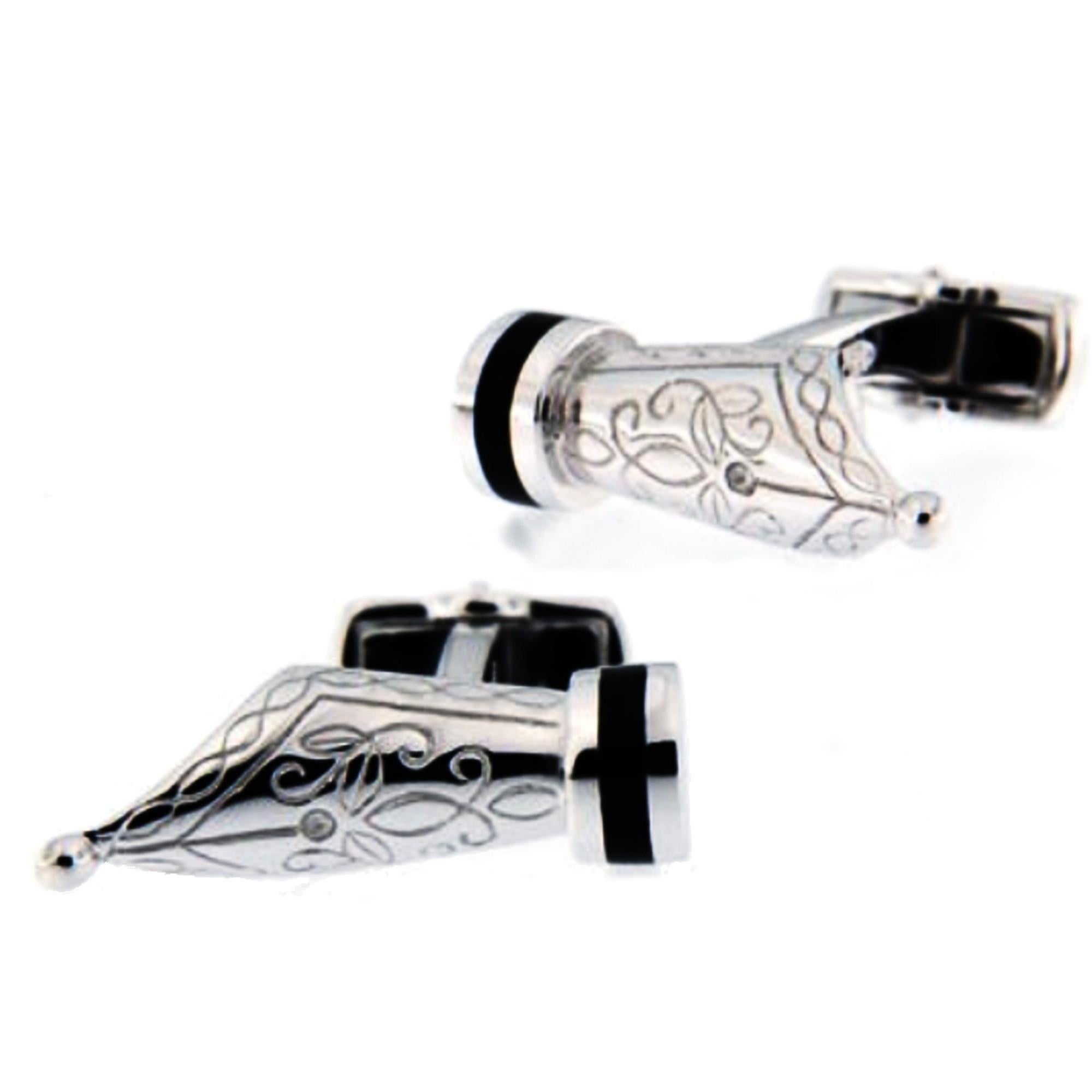 fountain pen cufflinks