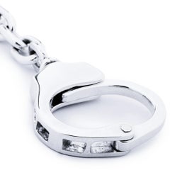 Sterling Silver Handcuffs Key Holder