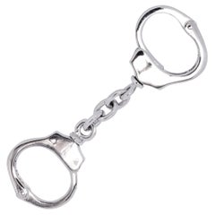 Sterling Silver Handcuffs Key Holder
