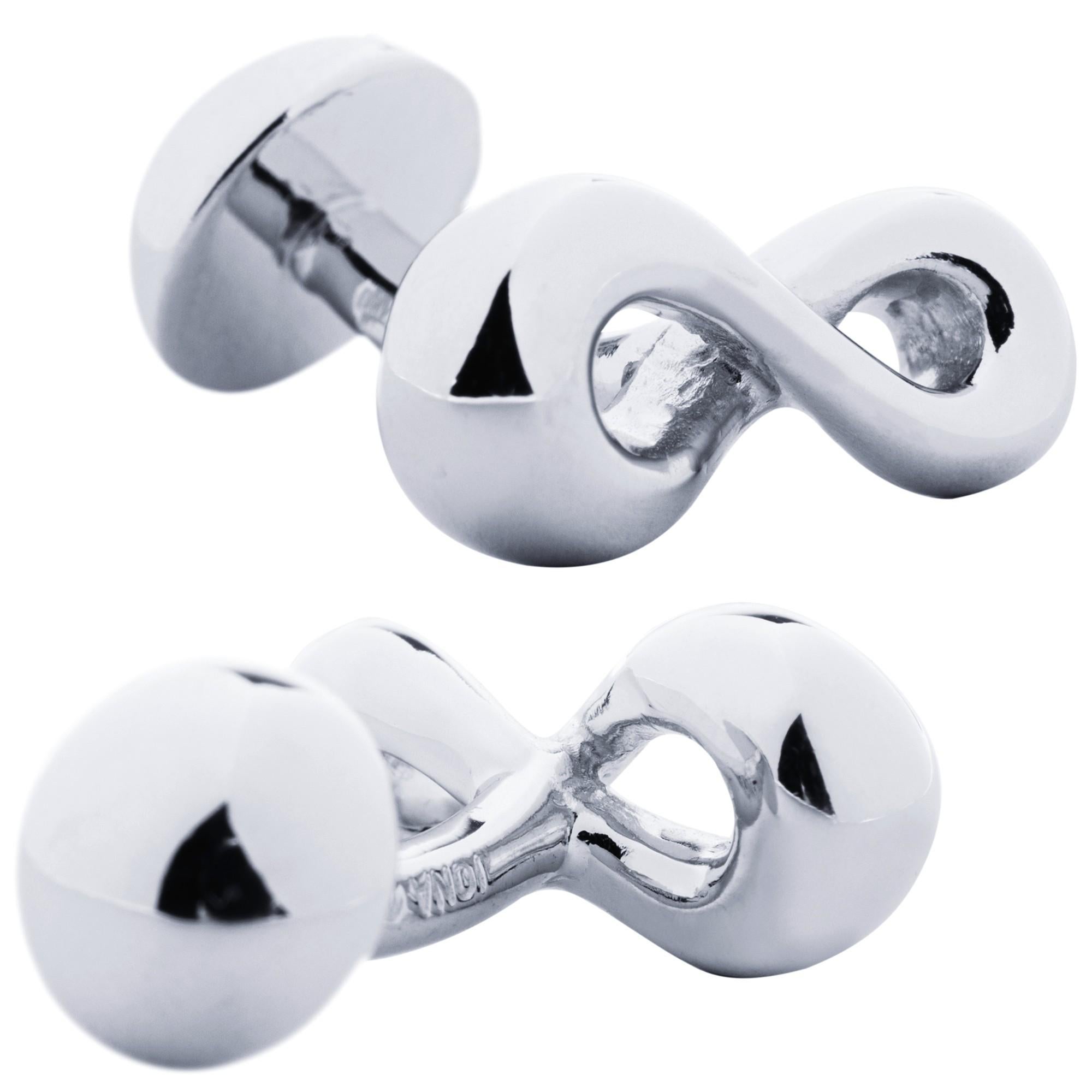 Gemelos Infinito de plata de ley Alex Jona en Nuevo estado para la venta en Lugano, CH