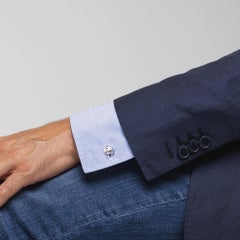 Alex Jona Sterling Silver Knot Cufflinks