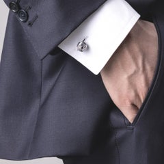 Alex Jona Sterling Silver Knot Cufflinks