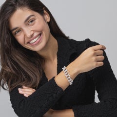 Alex Jona Sterling Silver Link Chain Bracelet
