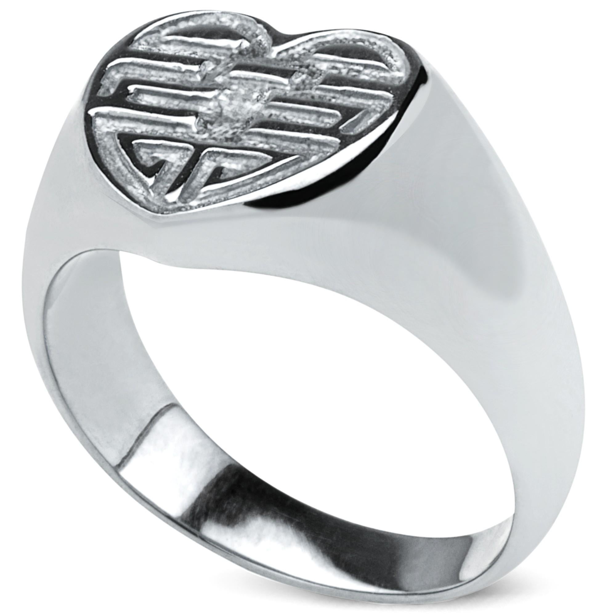 Alex Jona - Anello a cuore in argento Sterling Long and Happy Life In condizioni Nuovo in vendita a Torino, Piedmont