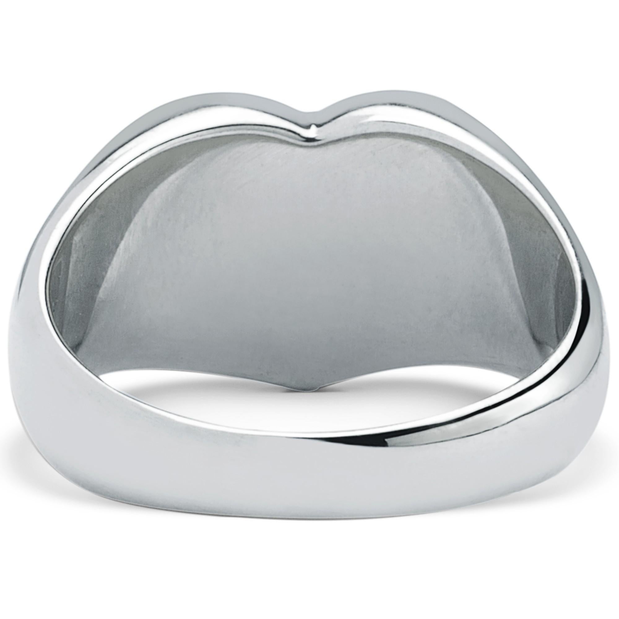 Alex Jona - Anello a cuore in argento Sterling Long and Happy Life in vendita 3