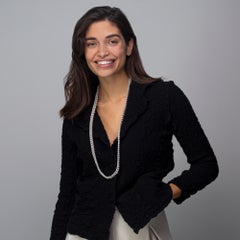 Alex Jona Sterling Silber lange Curb Link Kette Halskette