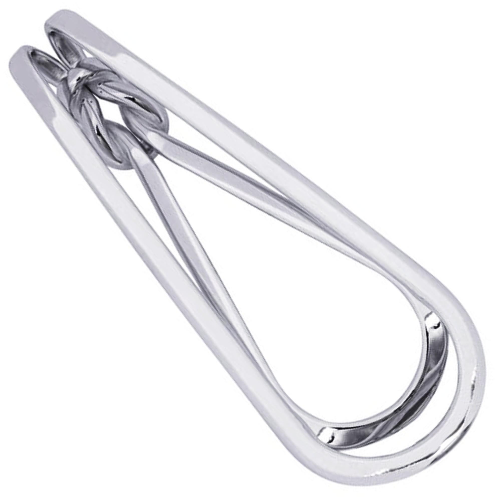 Alex Jona design collection, hand crafted in Italy, sterling silver money clip.
Dimensions: 2.32 in. L x 0.85 in. W x 0.36 in. D - 59 mm. L x 22 mm. W x 10 mm. D

Alex Jona gifts stand out, not only for their special design and for the excellent