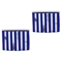Gemelli Alex Jona in argento Sterling Madreperla Lapis Lazuli