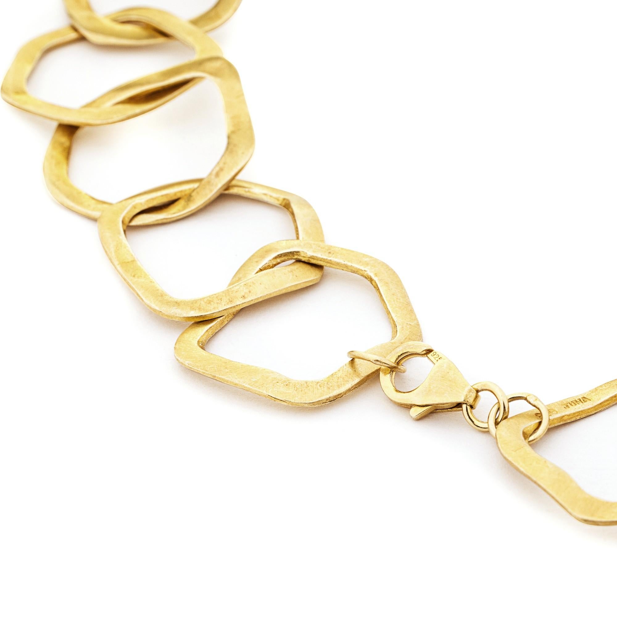 Alex Jona - Collana a forma di catena organica in argento sterling - A Link in vendita 1