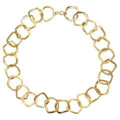 Alex Jona - Collana a forma di catena organica in argento sterling - A Link