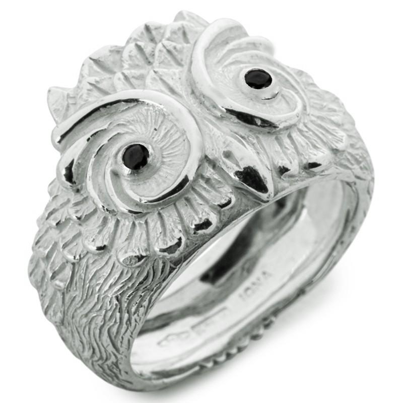 stone carved owl