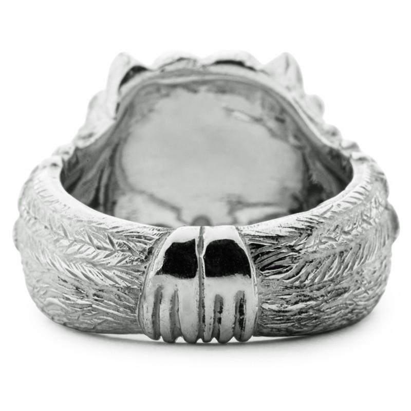 Alex Jona Sterling Silver Owl Ring For Sale 2