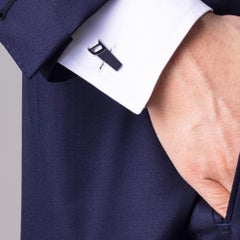 Alex Jona Sterling Silver Saw and Hammer Cufflinks