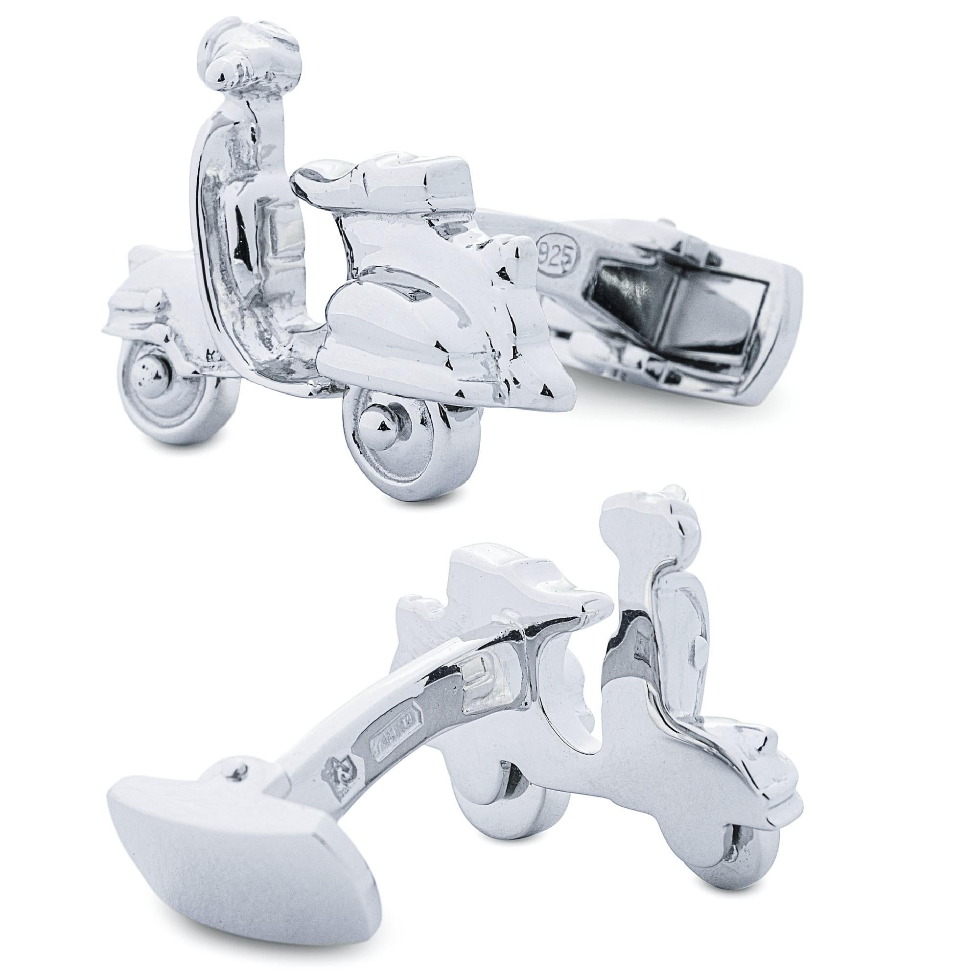 Gemelli Scooter Alex Jona in argento sterling In condizioni Nuovo in vendita a Torino, Piedmont