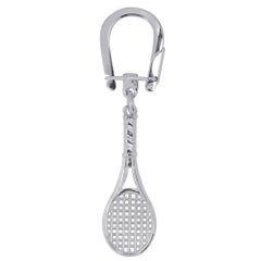 Alex Jona Sterling Silver Tennis Racket Key Holder