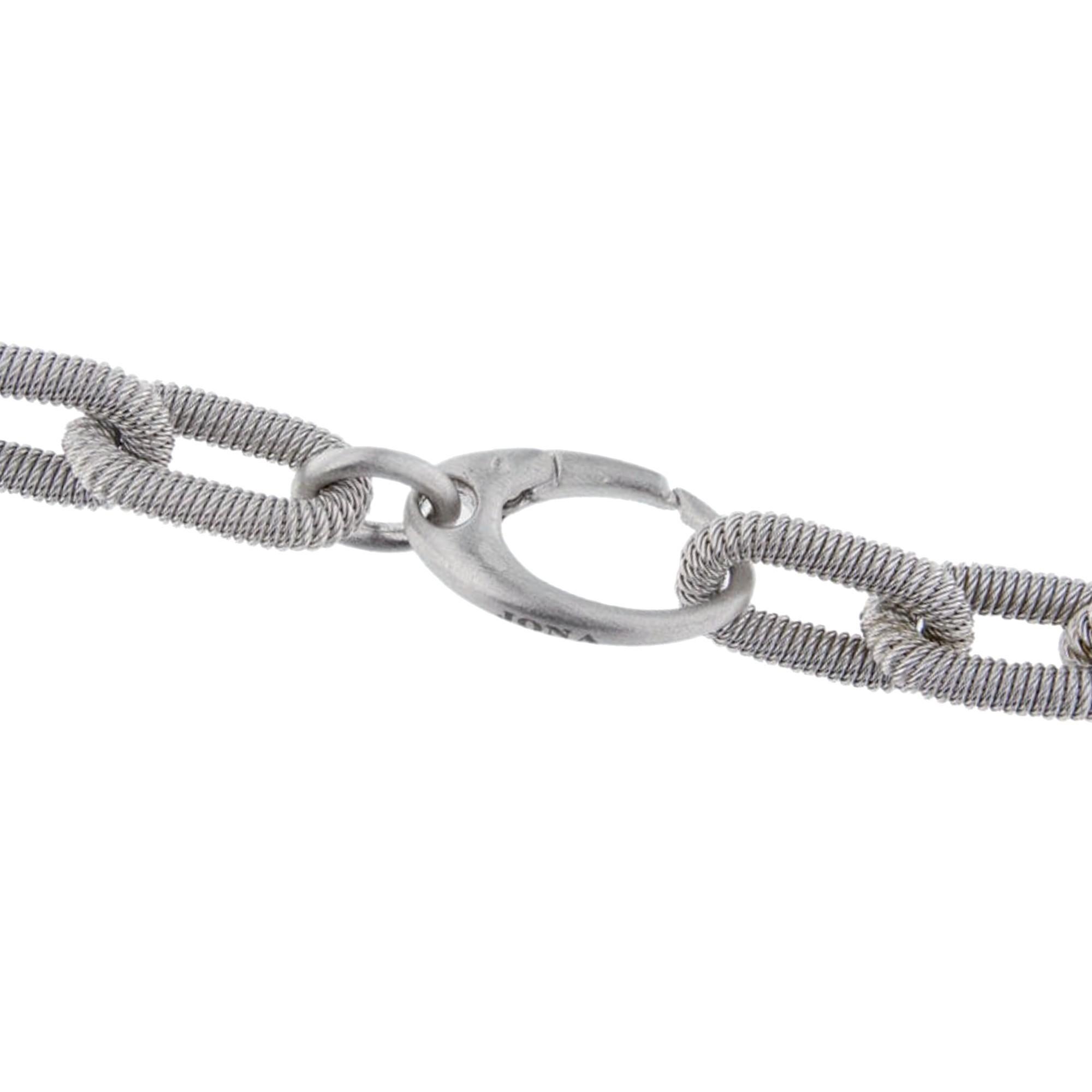 Donna Alex Jona - Collana con catena a fili intrecciati in argento sterling in vendita