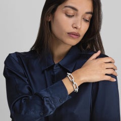 Alex Jona Sterling Silver Twisted Wire Link Chain Bracelet