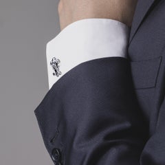 Alex Jona Sterling Silver Vintage Sports Car Cufflinks