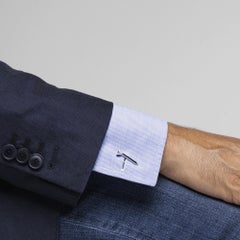 Alex Jona Tee and Golf Ball Sterling Silver Cufflinks