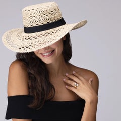 Alex Jona Toi et Moi Akoya Natural Pearl Crossover 18 Karat Yellow Gold Ring