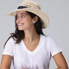 Alex Jona Turquoise Quartz 18 Karat Yellow Gold Stud Earrings