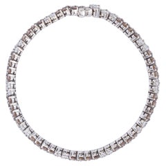 Alex Jona White & Champagne Diamond Gold Bracelet
