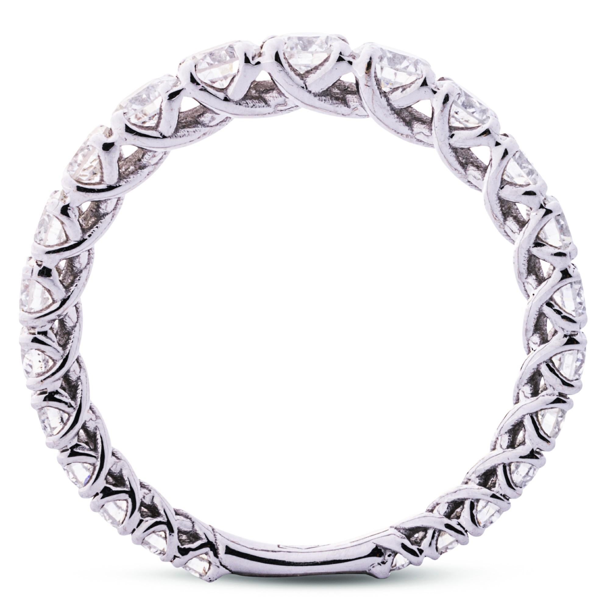 Alex Jona Weißer Diamant-Ring aus 18 Karat Weißgold im Angebot 1