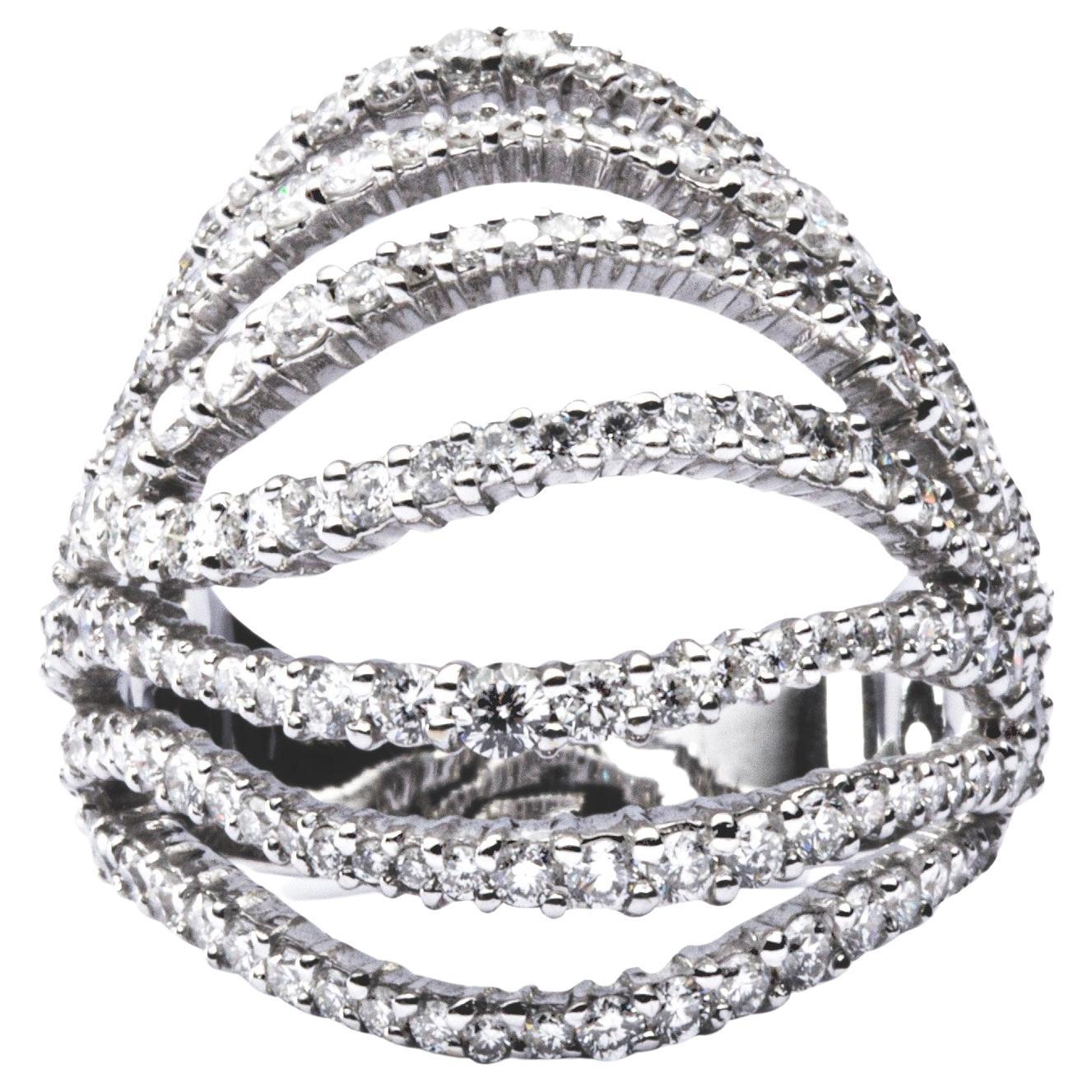  Bulgari Cabochon Dome Ring White Round Diamonds 18 Karat Gold, Bvlgari ...