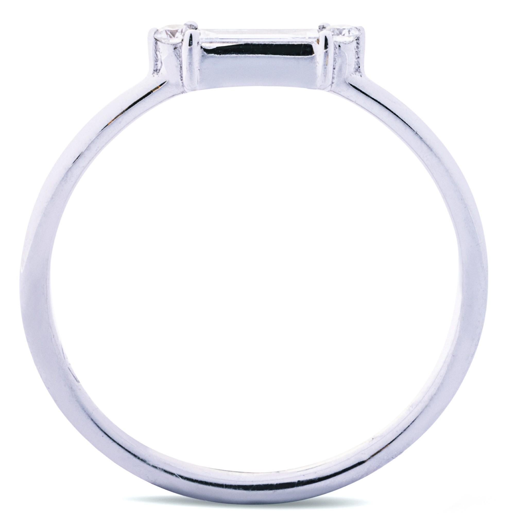 Alex Jona White Diamond 18 Karat White Gold Ring In New Condition For Sale In Torino, IT