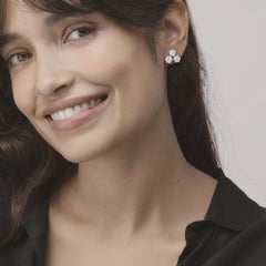 Alex Jona Ohrstecker aus 18 Karat Weißgold mit weißen Diamanten