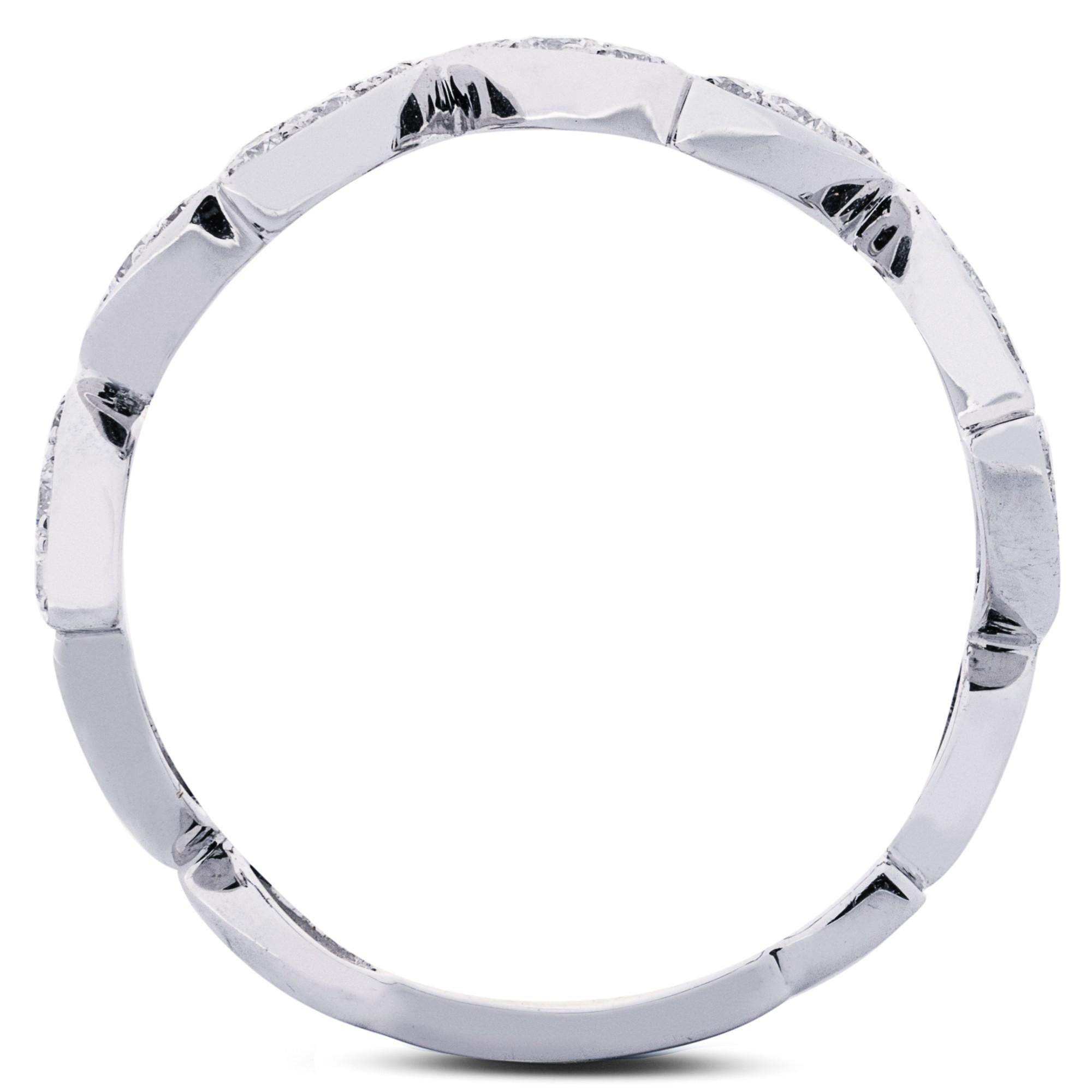 Anello Alex Jona con diamanti bianchi in oro bianco 18 carati in vendita 1