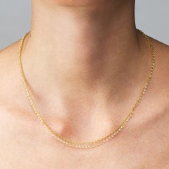 Alex Jona Yellow Diamond 18 Karat Yellow Gold Necklace