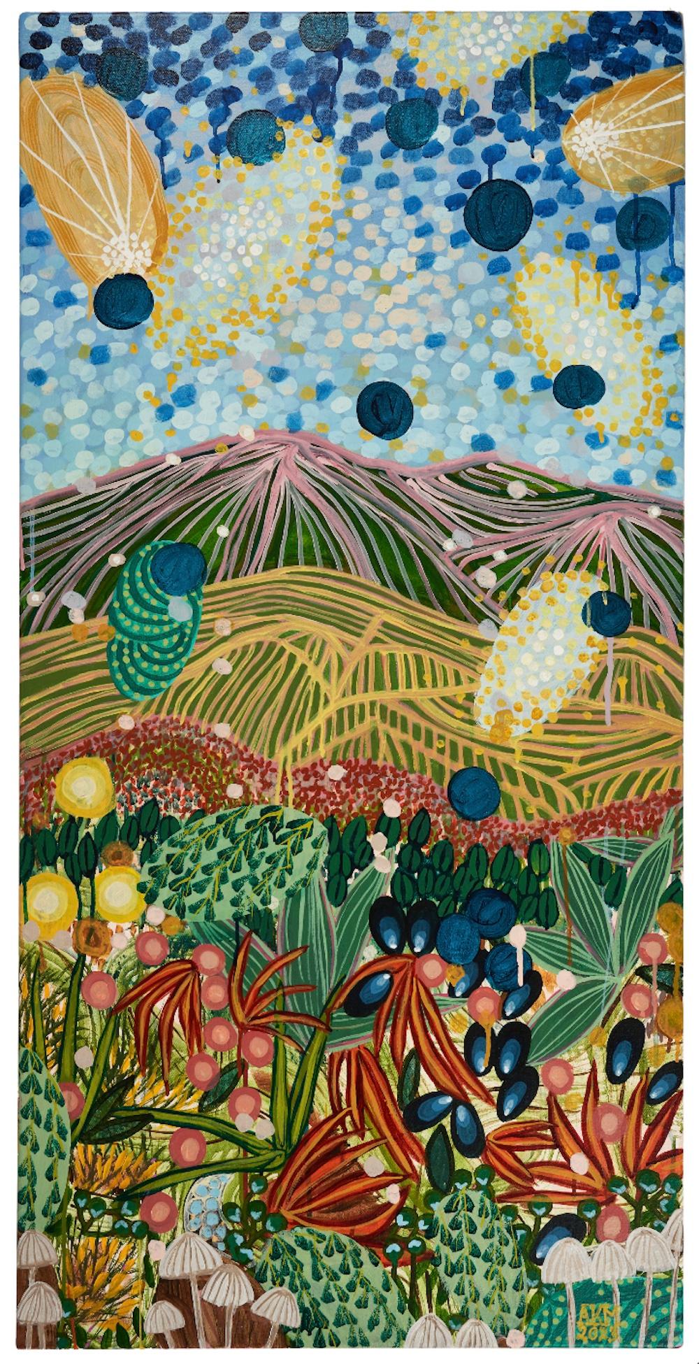 Tríptico Paisaje Abstracto 
