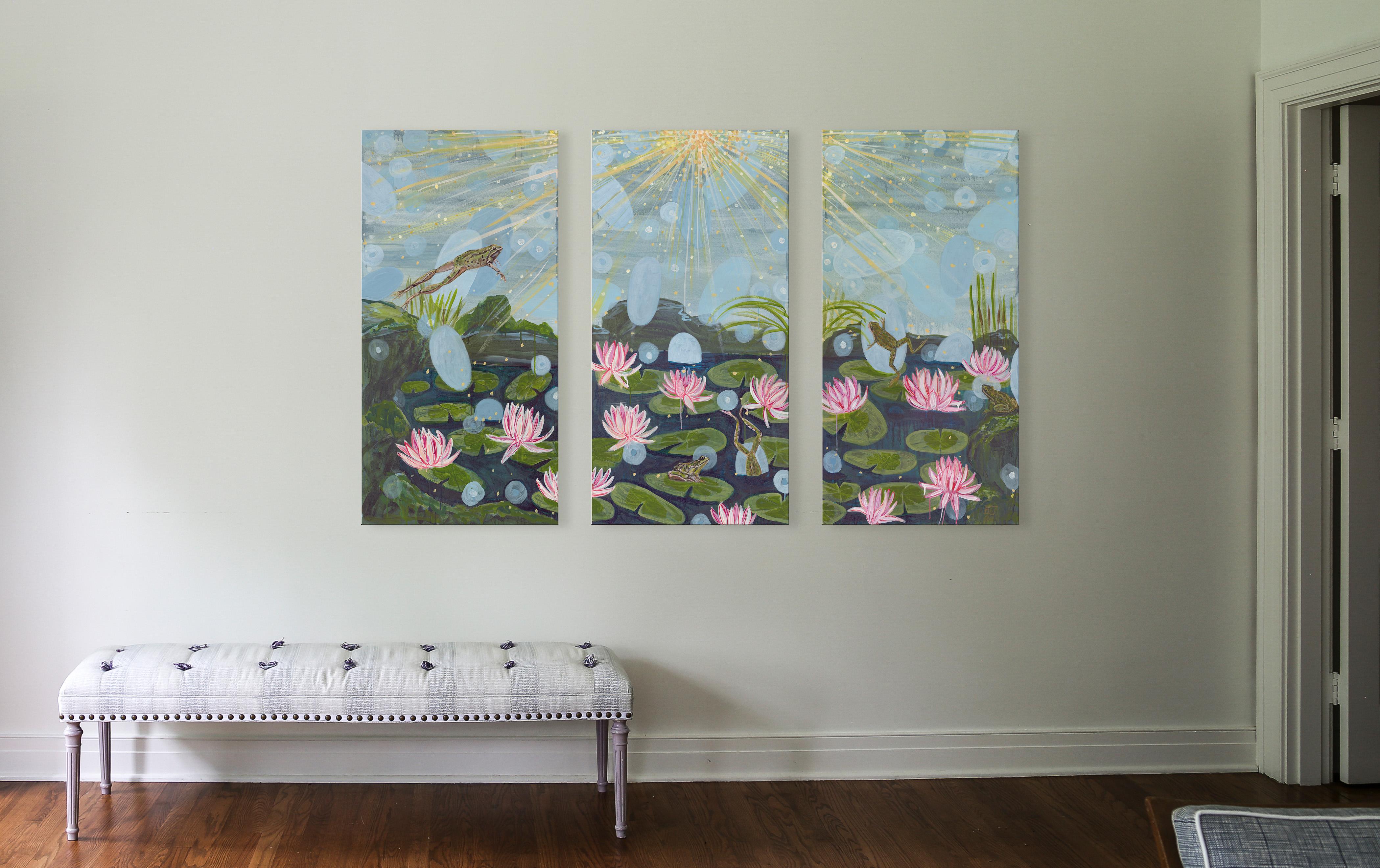 Abstract Landscape Triptych 