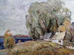 Autumn Landscape, Impressionism, Original oil Painting, Ready to Hang